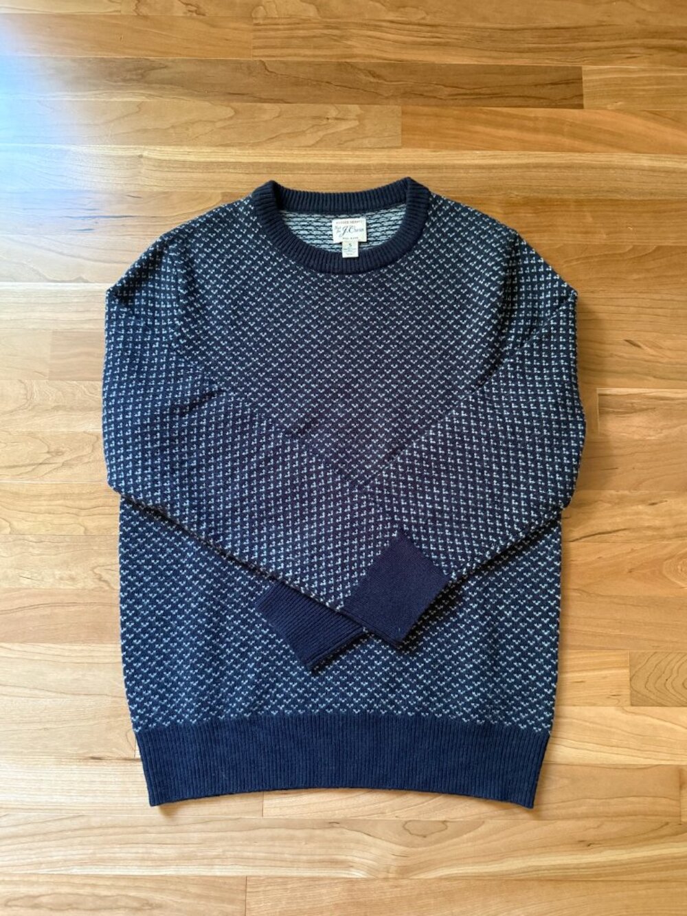 J. Crew Men's Merino Wool Sweater Navy
